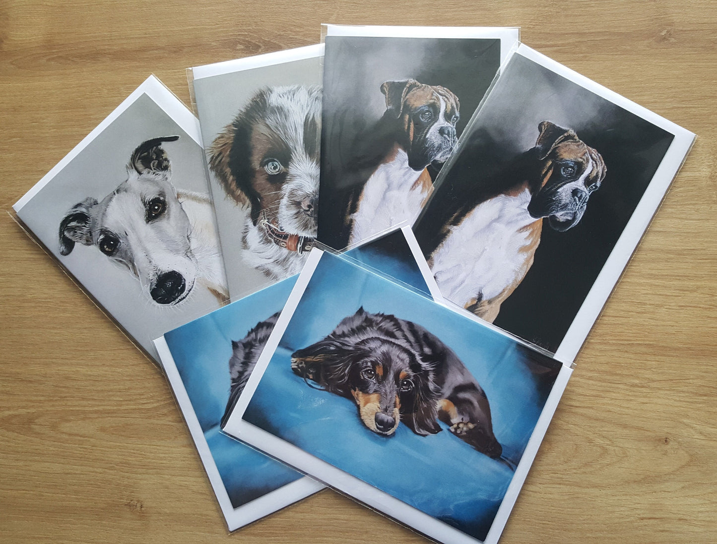 Pack of any 5 greetings cards designs