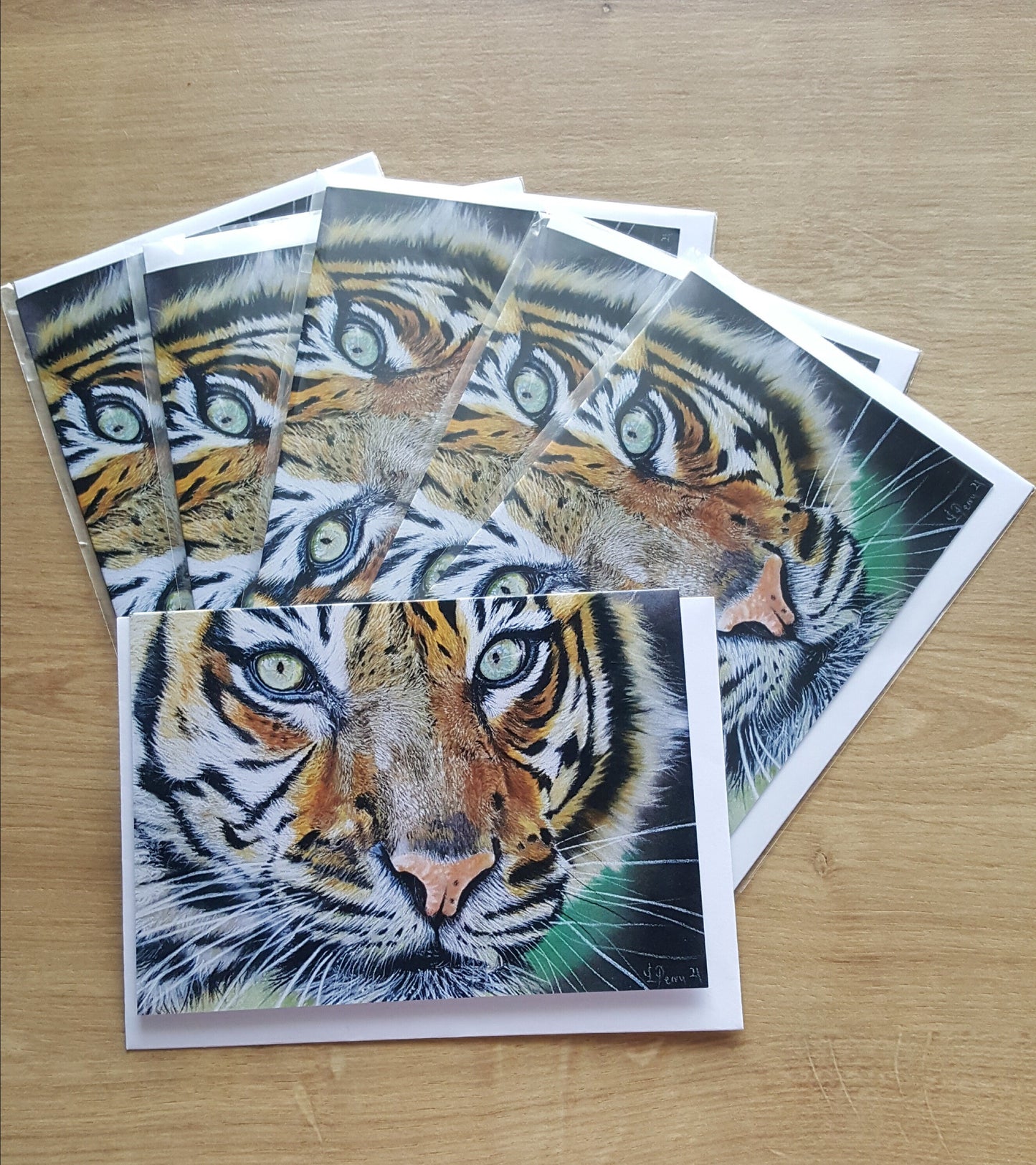 "Tiger, tiger" greetings card