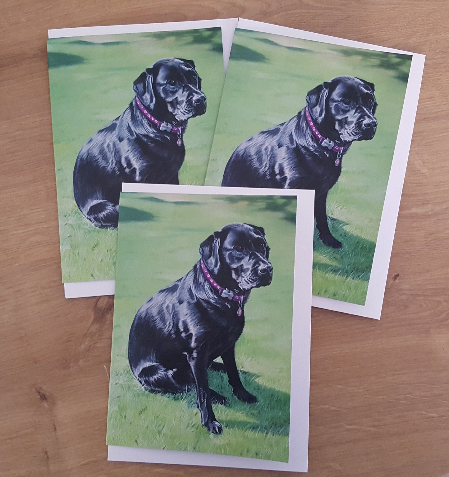 "Madi" Labrador greetings card