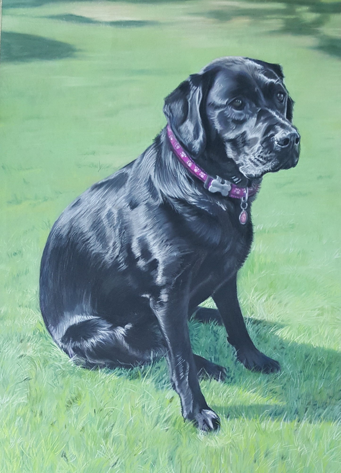 "Madi" Labrador greetings card