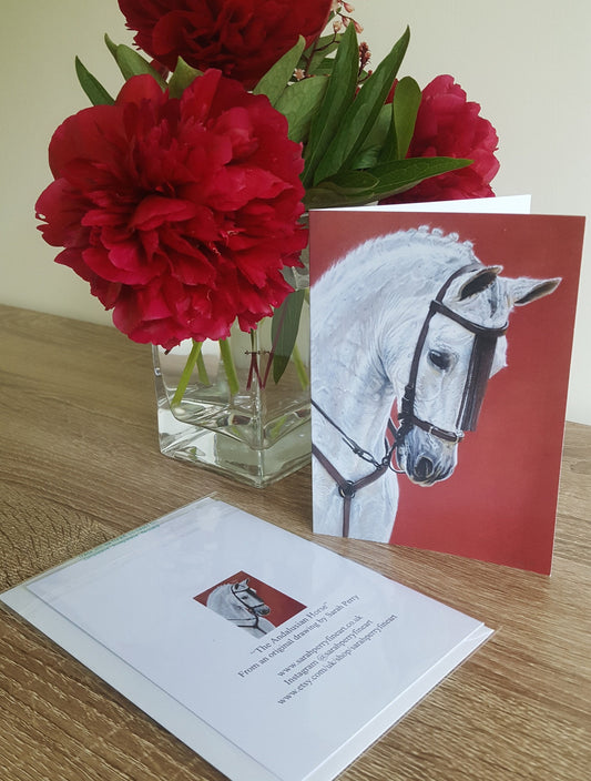 "The Andalusian Horse"  greetings card