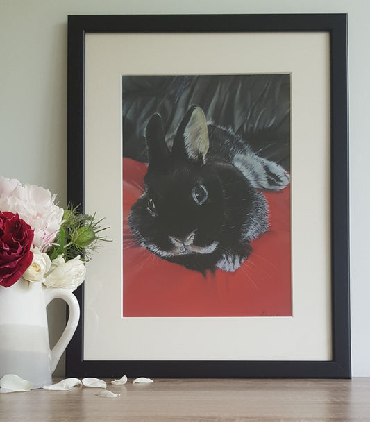 "Betsy" Rabbit giclee print